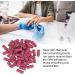 Nail Art Sanding Caps Dead Skin Removal Manicure Polishing Grinding Bands with Storage Box Small (Rose Red) - Buy Online on GoSupps.com