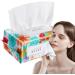 Cotton Tissue Thickened Facial Paper Towel Pearl Pattern Design | Hygienic Face Tissue Safe Cotton Wipes for Sensitive Skin Makeup Remover for Adults - Buy Online on GoSupps.com