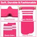 Kids Toddler Soccer Socks - 2 Pack Knee High Cotton Striped Tube Socks (3-6 Years) - Hot Pink/White, Black/White - Buy Online on GoSupps.com