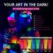 UV Glow Blacklight Face and Body Paint 8-Color 1oz - Day/Night Stage Makeup for Clubbing & Costumes - Buy Online on GoSupps.com