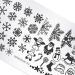 Nail Art Stamping Template Kit - Snowflake Santa & Gingerbread Designs for Christmas Winter Manicure - Buy Online on GoSupps.com