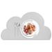 HONGXIN-SHOP Kids Placemats Non Slip Silicone Cloud Tablemats Easy Clean Food Mat Multi-purpose Tableware for Baby Infant Toddlers Grey