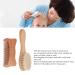 Newborn Baby Natural Wool Comb  Beautiful Appearance Exquisite Workmanship Wooden Baby Hair Brush and Comb Set Close to Skin Massaging Scalp for House - Buy Online on GoSupps.com
