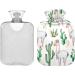 Watercolor Heat Bottle - Cactus Llama & Alpaca Design | 2L Heat Pillow for Pain Relief & Pregnancy Warmth - Buy Online on GoSupps.com