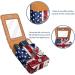 Travel Lipstick Organizer Case | Portable Makeup Bag with Mirror | Vintage American Flag Design - B176l5hami - Buy Online on GoSupps.com