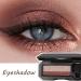 Eyeshadow Palette 2 Colors Eye Shadow Palette Makeup with Small Sponge Brush Waterproof Long-Lasting Portable Two Tone Eyeshadow Highly Pigmented Type 1 Eyeshadow - Buy Online on GoSupps.com
