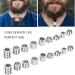Syrisora 18 Pieces Viking Hair Beads Stainless Steel High Hardness Perfect Size Simple Design Wide Application Dread Beads - Buy Online on GoSupps.com
