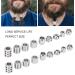 Viking Hair Pearls | 18 Premium Stainless Steel Dread Accessories for Stylish Hair - Buy Online on GoSupps.com