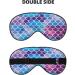 Mermaid Fish Scale Print Sleep Eye Mask | Soft Eyeshade for Travel & Naps - Perfect for Women & Men - Buy Online on GoSupps.com