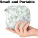 Portable Women's Binding-Up Bags | Menstrual Cup & Tampon Storage for Teens - Green Marble Design - Buy Online on GoSupps.com