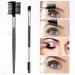 6-Piece 2-in-1 Eyebrow & Eyelash Brush Set | Double Head Makeup Tools for Women - Shop Internationally - Buy Online on GoSupps.com
