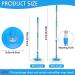 360 Degree Spin Mop Replacement Handle - Telescopic Pole for Easy Cleaning | Blue Rotating Handle for Household Mop and Head Replacement - Buy Online on GoSupps.com