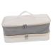 Mikinona Travel Storage Bag Curling Iron Hair Curlers Tote Bag Organizer Hairdryer Toolkit White Hair Dryer