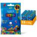 Powerbeaous gamer rubber-12x50g gummy bears in tetris shapes-gummy bears with 20% fruit juice and vitamins 8 fruity flavors tetris (8-fruit taste) 50 g (12 pack)