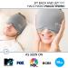 Halo Mask Migraine Relief Cap - Form-fitting Ice Hat for Tension Headaches and Sinus Pain - Cooling Head Ice Pack in Dark Grey - Buy Online on GoSupps.com