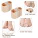 Ruamny Big Toe Separators Hammertoe Straightener Gel Toe Correction Elasticated Hammertoe Corrector Pain-Free for Both Female and Male Gel Fiber Toe Correction(4Pcs Nylon)-Size L - Buy Online on GoSupps.com