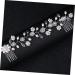 Angoily Hair Comb Bride Hair Side Comb Wedding Hair Clip Crystal Flower Comb Bridal Headpieces for Wedding Bridal Hair Accessories Bridal Hair Pin Pearl Miss Alloy Twist Beads - Buy Online on GoSupps.com