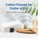 SHCHME Cotton Flannel 3 PCS - Reusable Washable Cloth for Castor Oil Liver Detox - Buy Online on GoSupps.com