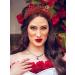 SWEETV Queen Crown for Women - Princess Tiara Pageant Diadem in Red - Buy Online on GoSupps.com