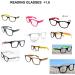 4sold Trendy Black Reading Glasses | +1.00 to +4.0 Diopters | Stylish & Versatile Reading Aids - Buy Online on GoSupps.com