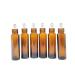 YIZHAO, Essential Oil 10ml Amber Glass Roller Bottles, Empty Oil Roller Ball Glass Bottle for Essential oil ,Massage,Beauty Oil Mix,Lab bottle with stainless steel roller ball 6 Pcs 10ml-6 Brown