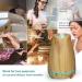 Buy Aroma Diffuser & Humidifier 200ml - Ultrasonic Fragrance Lamp with 7 LED Colors - Ideal for Aromatherapy & Home Spa - International Shipping Available - Buy Online on GoSupps.com