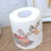 Christmas Toilet Paper Santa Claus Reindeer Pattern Funny Toilet Tissue Xmas Holiday Party Decoration Supplies - Buy Online on GoSupps.com