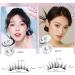 Wasado Magnetic Eyelashes Wasado Magnetic Eyelashes Kit 3D Effect Magnetic Eyelashes Natural Look Reusable Soft Magnetic Lashes No Glue Needed With Applicator & Curler (EM12) - Buy Online on GoSupps.com
