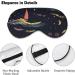 Summer Surf Waves Sleep Mask | Soft Light-Blocking Eye Cover for Women | Adjustable Strap Blindfold | Ultimate Sleep Mask Comfort - Buy Online on GoSupps.com