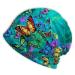 Melitolay Neck Gaiter Headscarf Headwear Soft Sleep Cap Beanie Cap Chemo Hat Face Bandanas for Sports One Size Rainbow Butterfly