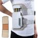 Zilook lumbar decompressor portable manual lumbar traction device 450 n tensile force synchronous/one-sided lumbar physiological arch design for the treatment of lumbar herniated discs