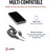 Plantronics Poly Voyager 5200 Wireless Headset - Noise-Canceling Mic, Ergonomic Design & Voice Controls - Bluetooth Single-Ear Headset for Mobile & Tablet - Buy Online on GoSupps.com