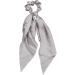 Stylenbreaker women hair tendrils with a bow in the retro style elastic scrunch braid hair band 04027040 color: gray gray 1 piece (1 pack)