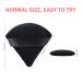 MOTZU 12-Piece Pure Cotton Powder Puff for Contouring - Triangle Wedge Shape, 2.76 inch Size with Strap - White & Black - Buy Online on GoSupps.com