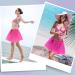 Tulle Rock Women s Tutu - Classic Elastic 3-Layer Red 80s Ballet Dress | Dance Party Accessories | Unity Size for Teens - Buy Online on GoSupps.com