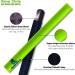 High Visibility Reflective Bands for Wrist, Arm, Ankle, Leg - Green (4 Pack) | Safety Gear for Night Walking, Cycling, Running - Large Reflective Surface - Buy Online on GoSupps.com
