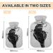 Durable 1L Heat Bottle - Raccoon Pattern Hand Warmer for Neck & Shoulder Pain Relief Cramps & Heat Therapy - Buy Online on GoSupps.com