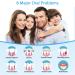 TUREWELL Water Dental Flosser for Teeth/Braces - 8 Jet Tips, 10 Pressure Levels, 600ML Tank - Oral Irrigator for Family, Black - Buy Online on GoSupps.com
