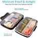Large Travel Pill Organizer | Moisture-Proof Vitamin Case | 8 Compartment Airtight Pill Box | Fullicon Grey Holder for Vitamins & Medications - Buy Online on GoSupps.com