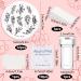 Ruijie Nail Art Stamping Set - 12 Templates with Snowflakes for Stunning Manicure Designs - Nail Transfer Tools for Creative Nail Art - Buy Online on GoSupps.com