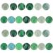 Pandahall Natural Gemstone Cabochon 26 pieces 13 styles Halfedel stones 10mm round dome green Aventurin Jade Achat Unmarrowed Stone Pearls for the production of earrings necklace