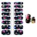 SILPECWEE 5 Sheets Flower Nail Polish Strips - Self Adhesive Full Nail Wraps for Women | Nail Art Accessories with Nail File - Buy Online on GoSupps.com