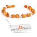 Bold chain for dog & cat from Baltic Secret / 100 % real Baltic amber / the natural tick protection / dog tick protection / dog amber chain / vermin collar and dogs / all sizes / mltPW28