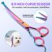 Gimars 4CR Stainless Steel 6-in-1 Pet Scissors - Safe Durable Titanium-Coated Grooming Tools for Dogs & Cats - Buy Online on GoSupps.com