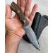 Hand Forged Hunting Knife with Walnut Handle - 150 Layers Damast Steel - Perfect Camping & Survival Gift - Buy Online on GoSupps.com