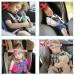 URAQT Baby Kids Safety Head Support Hugger - Pink Owl Design | Toddler Car Seat Head Strap for Sleep Nap Aid | Neck Protection Belt for Children - 1pc - Buy Online on GoSupps.com