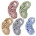100 pieces colorful hair tie girl hair tie without metal small elastic hair bands ponytail owner hair accessories thin hair straps for girls women