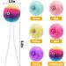 Roller Skate Pom Poms with Bells - 12pcs Fluffy Faux Rabbit Fur Tie-on Pompom Puff Balls - Roller Skate Accessories for Women, Girls, Kids, and Adults - Buy Online on GoSupps.com