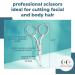 Cocos Professional Hair Scissors - Barber & Eyebrow Shears for Men or Women - Small Sharp Hair Cutting & Trimming Shears - Mustache & Nose Hair Trimmer - 3.7 Pointed Blades - Silver (1 Pack) - Buy Online on GoSupps.com