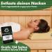 Sauna Headrest Wood 2er Set - Ergonomic Handmade Scandinavian Spruce - Optimal Comfort 37x33cm - Premium Sauna Accessories - Buy Online on GoSupps.com